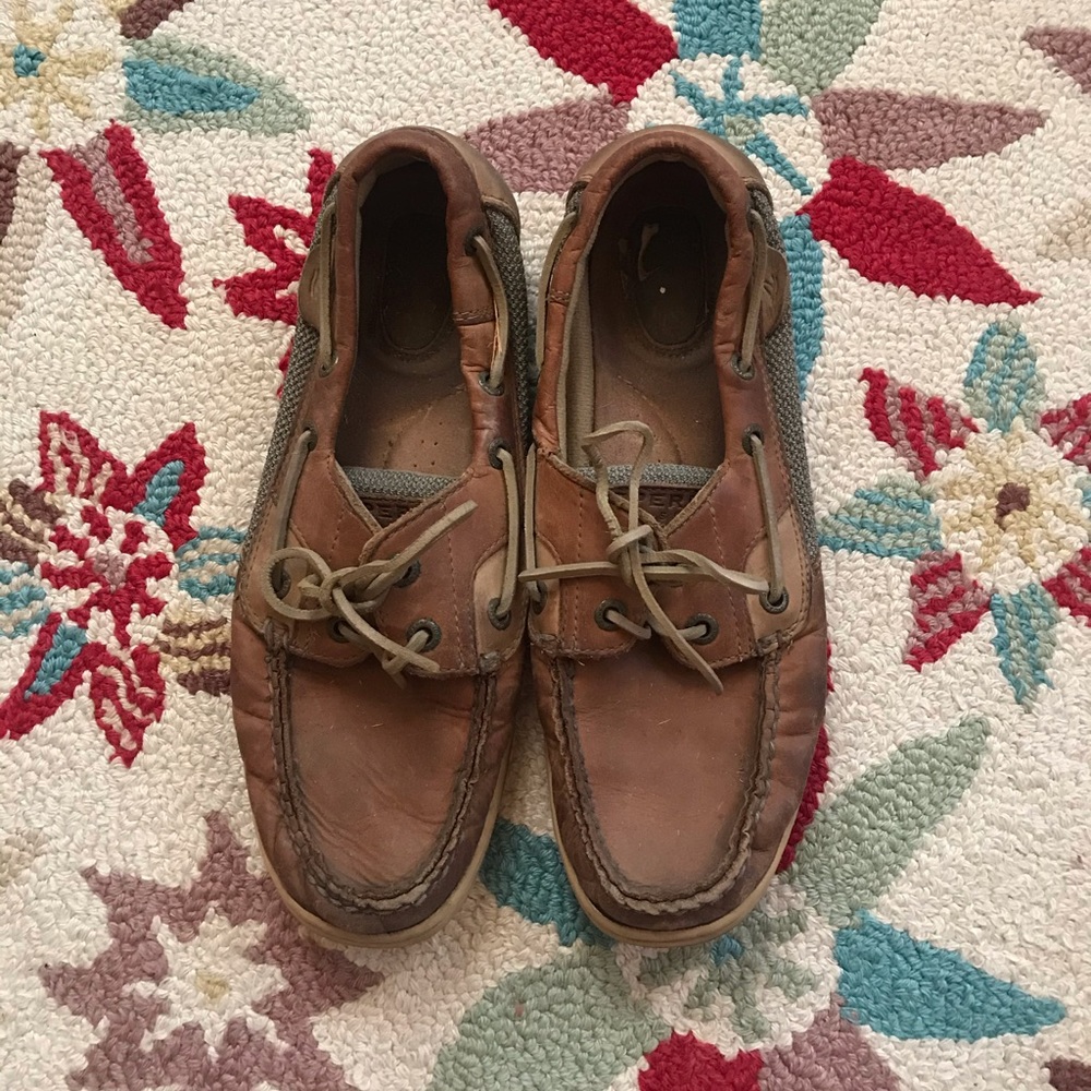 Sperry Top Sider Brown Boat Shoe